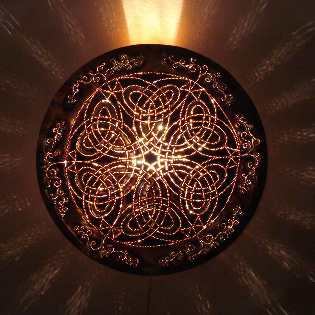 Celtic Knot Copper Lightmandala