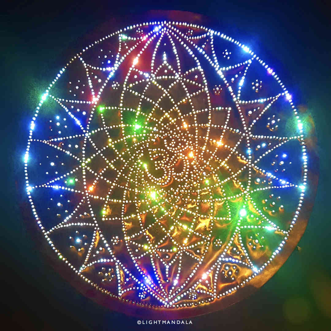Third Up Copper Lightmandala
