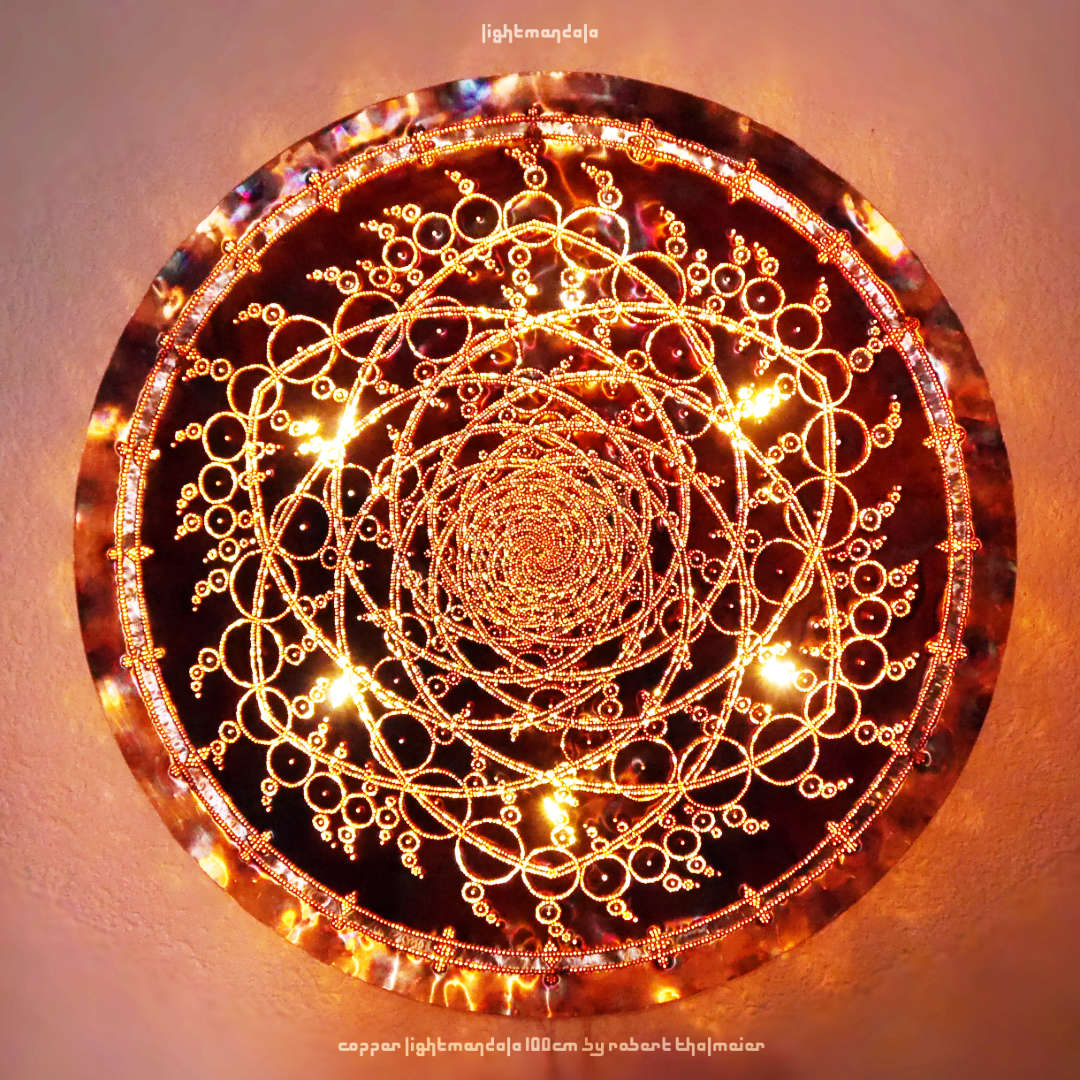 Copper Lightmandala - Kupfer Lichtmandala