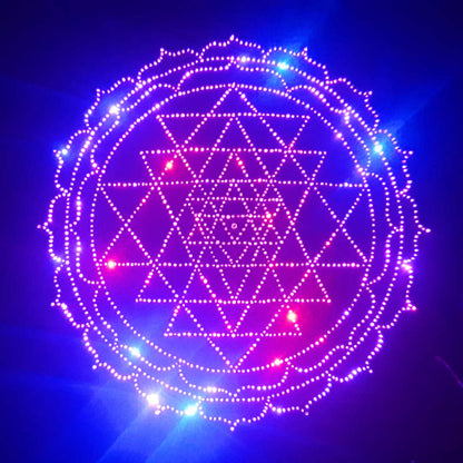 Sri Yantra Copper Lightmandala