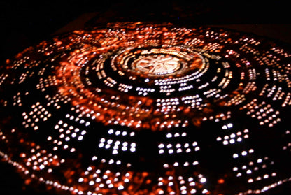 Tzolkin Radial Copper Lightmandala