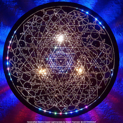 Maha Shakta Chakradar Copper Lightmandala