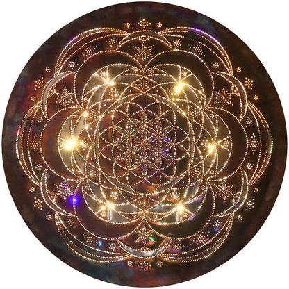 Rose of Life Copper Lightmandala