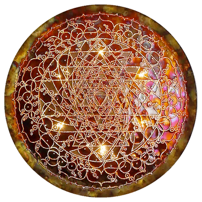 Maha Shakta Chakradar Copper Lightmandala