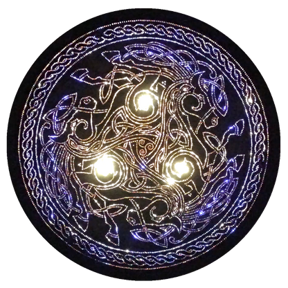 Celtic Horse Triskele Copper Lightmandala