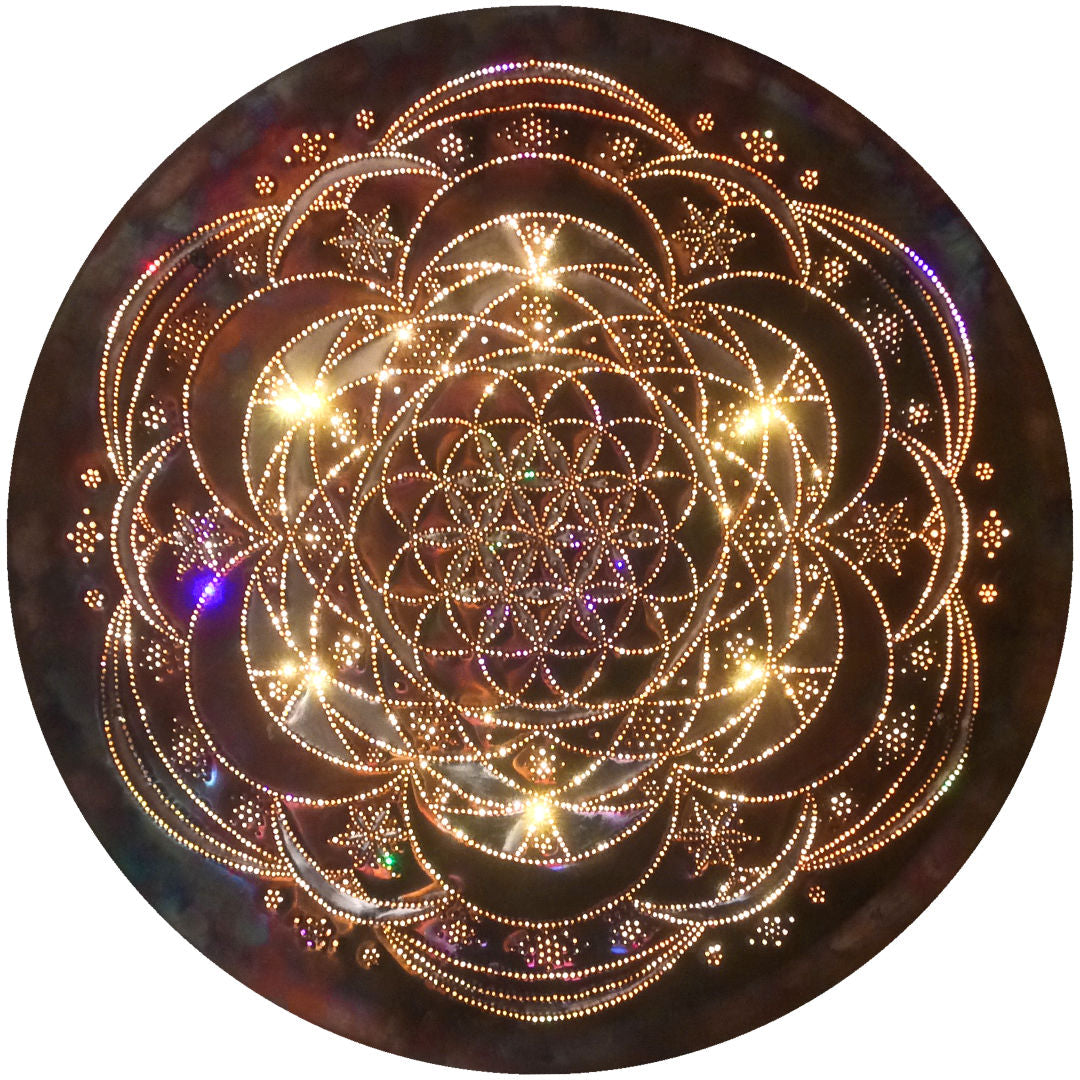 Rose of Life Copper Lightmandala